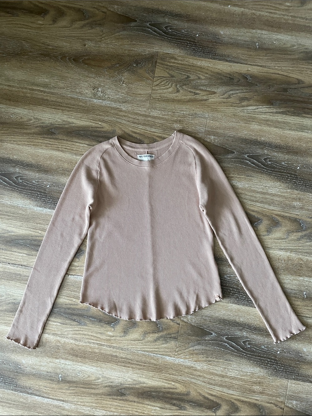 Free People We The Free Easy Does It Tee in Cuban Sand